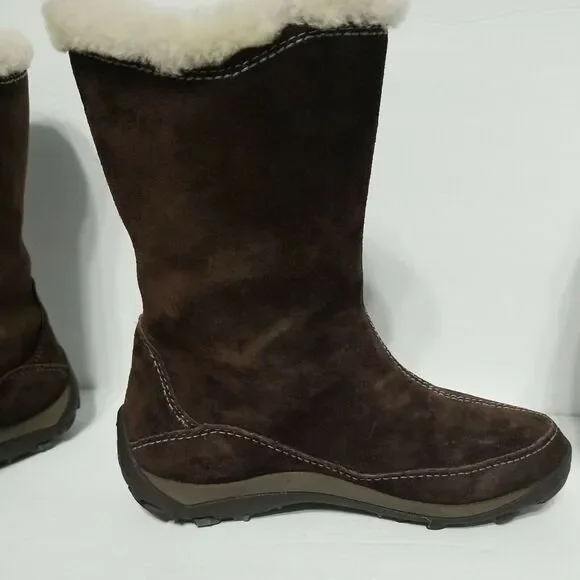 Merrell Yarra Womens Waterproof Boots Primaloft Polartec Lined‎ Brown Size 6 - Picture 6 of 10